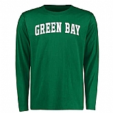 Wisconsin-Green Bay Phoenix Everyday Long Sleeve WEM T-Shirt - Green,baseball caps,new era cap wholesale,wholesale hats